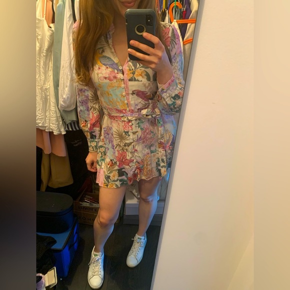 Long sleeves floral dress - Picture 4 of 12